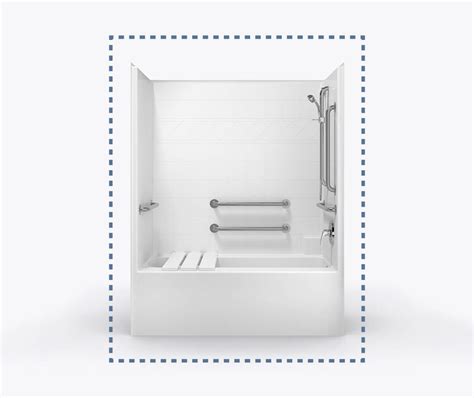 ADA Compliant Tub Shower Combo | Comfort Designs Bathware