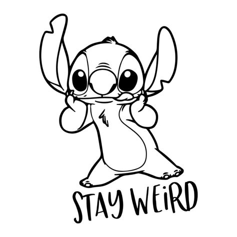 Stitch | Stitch coloring pages, Stay weird, Disney free