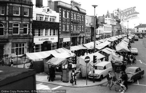 Loughborough, Market Place c.1965 | Loughborough, Leicester england, Old photos