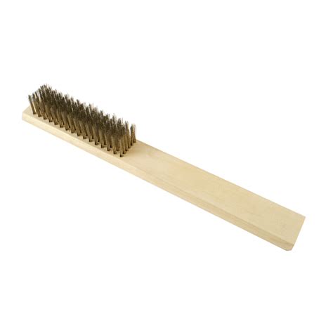 Brass Brush with Wooden Handle