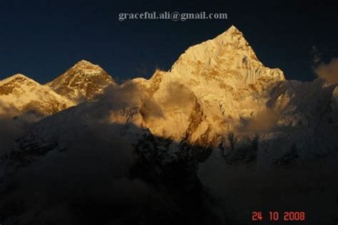 Sunset at Himalayas Visit