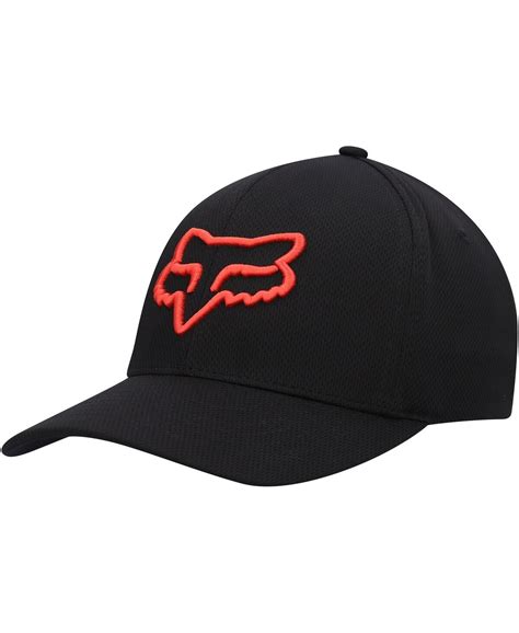 Fox Men's Black Logo Lithotype 2.0 Flex Hat | ModeSens