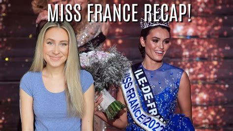 Miss France 2022 Recap (English Translations) Election de Miss France 🥇 ...