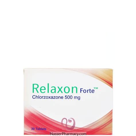 Buy RELAXON FORTE 500 MG TAB 30'S From Nasser pharmacy in Bahrain