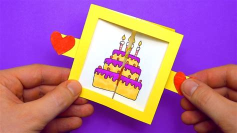 3d Pop Up Birthday Card Diy - Printable Templates Free