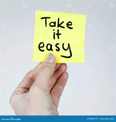 Take It Easy Stock Photo - Image: 46847127