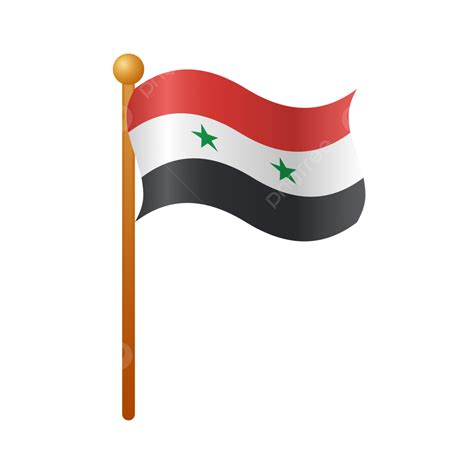 Syria Flag, Syria, Flag, Syria Flag Shinning PNG and Vector with ...