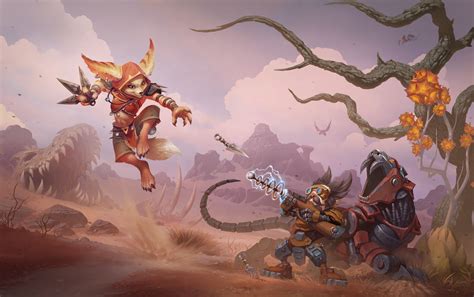 Vulpera vs Mechagnome. by TamplierPainter on DeviantArt | Warcraft art ...