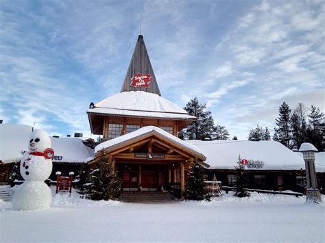 Visiting the Santa Claus village in Rovaniemi, Finland