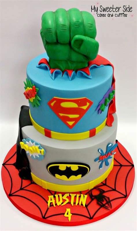 Superhero Cake - CakeCentral.com