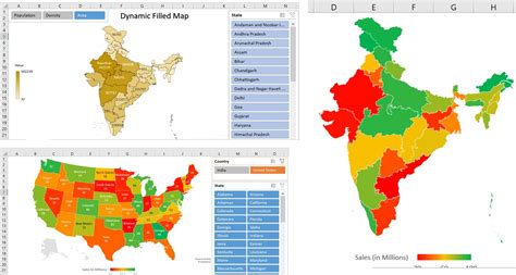 Excel pivot chart template united states map - masterslasopa