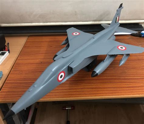 A 4 feet model of IAF plane jaguar designed, 3d printed and painted by Soch3D. Visit Soch3D.com ...