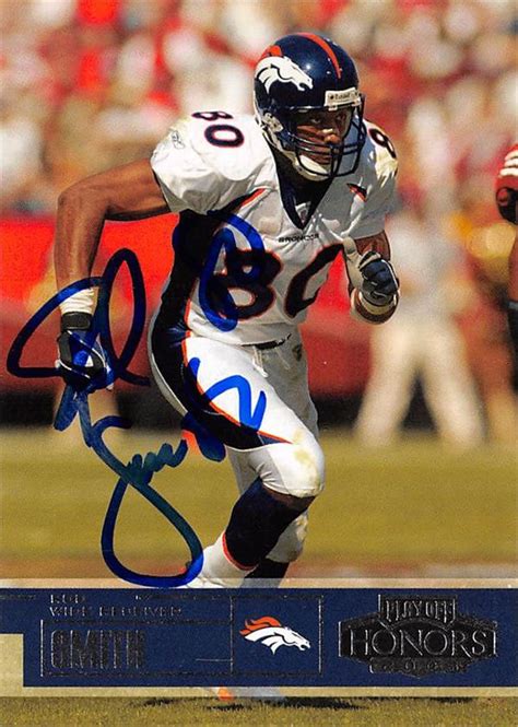 Rod Smith autographed Football Card (Denver Broncos) 2003 Playoff ...