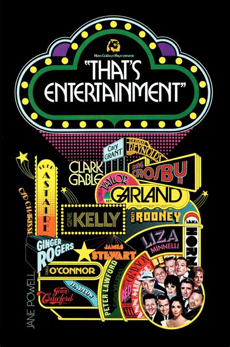 That’s Entertainment film poster - Fonts In Use