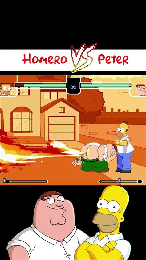 Homer Simpson vs Peter Griffin | Homer simpson, Family guys, The simpsons