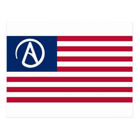 American Atheist Flag Postcard | Zazzle.com in 2021 | American atheists ...