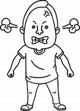 Angry Face Coloring Page At GetColoringscom  Free Printable Colorings sketch template
