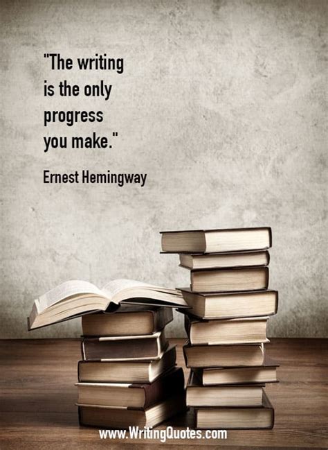 Hemingway Quotes On Writing - Hemingway Writing Quotes