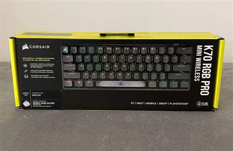 Corsair K70 RGB Pro Mini Wireless Keyboard Review