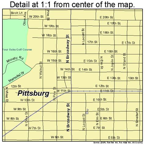 Pittsburg Kansas Street Map 2056025