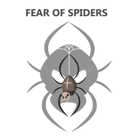 Arachnophobia. Fear Of Spiders. Phobia. Crawling Spiders. Entangled In ...