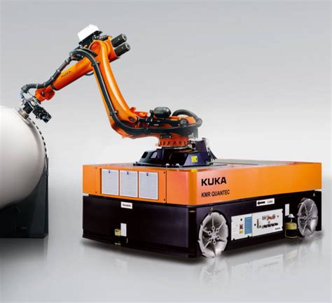 Base mobile robot AGV AMR Logistique KMR QUANTEC KUKA - Leobotics