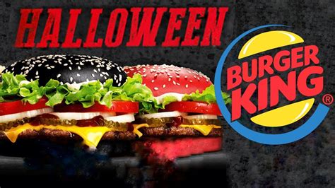 HALLOWEEN Whopper Burger King Black & Red Burgers - YouTube