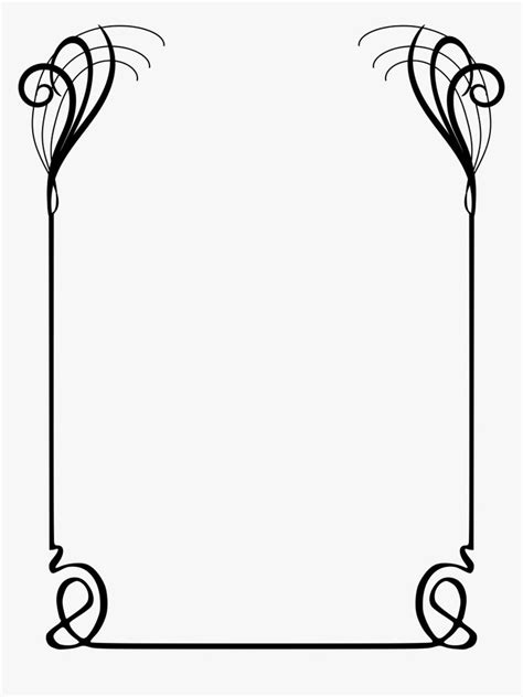 Transparent Borders Png - Border Design For A4 Size Paper, Png Download is free transparent png ...