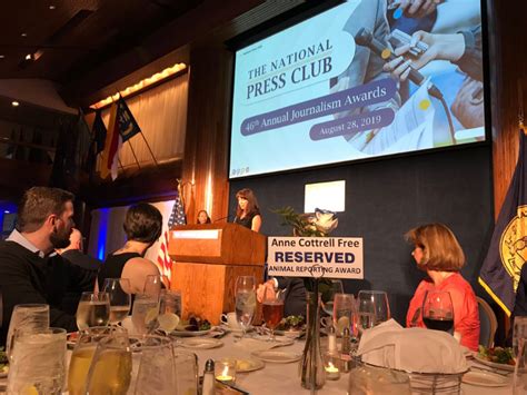 National Press Club awards reporters for coverage of WCW campaigns — White Coat Waste Project