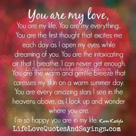 You Are My Everything.. - Love Quotes And Sayings | Love you poems, Love mom quotes, My ...