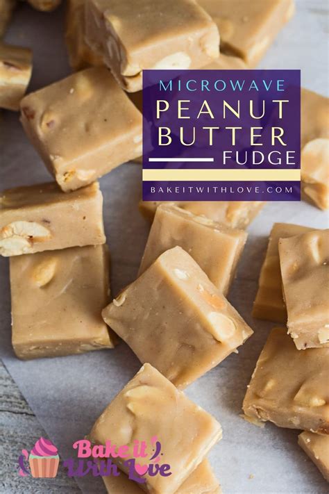 Microwave Peanut Butter Fudge (Easiest Ever Fudge!) - Bake It With Love