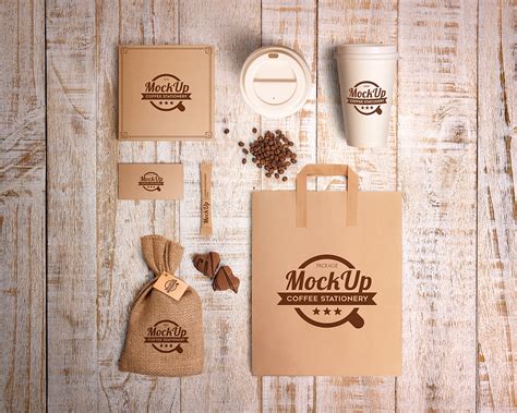 Coffee Branding Stationary Mockup