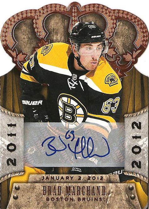 Condition Sensitive: Brad Marchand: Bruins Stanley Cup Auto