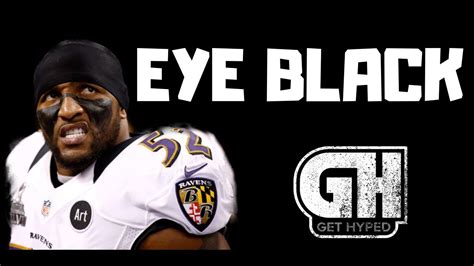 Football Players wear eye black designs - I Movement