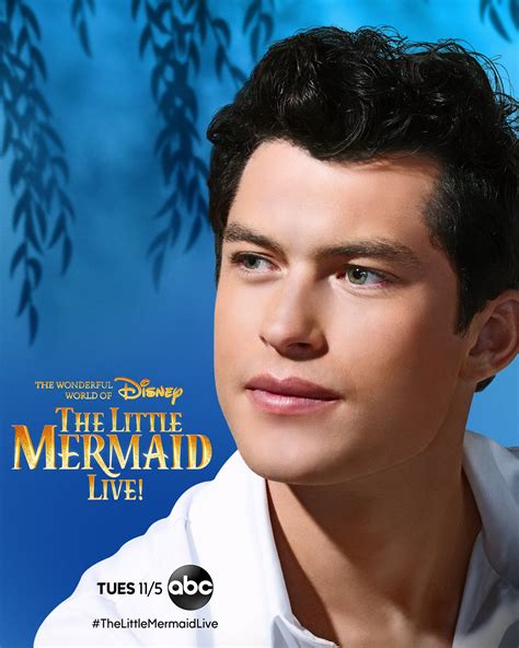 The Little Mermaid Live! (2019) Character Poster - Graham Phillips as Prince Eric - Disney Photo ...