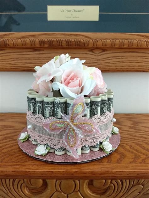 Money Cake 1 Tier Wedding Gift Mothers Day Birthday Gift | Etsy | Money ...