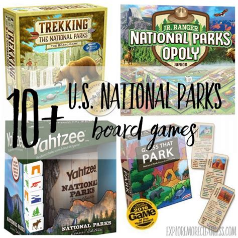 10+ national parks board game options - Explore More Clean Less