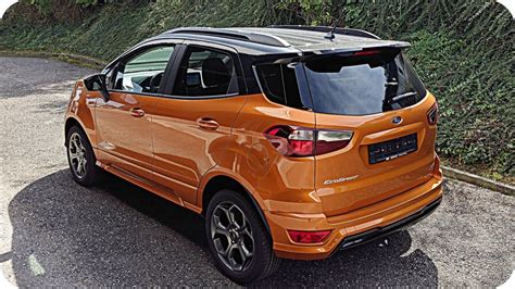 2018 Ford EcoSport ST-Line Calypso Orange Interior|Exterior - YouTube