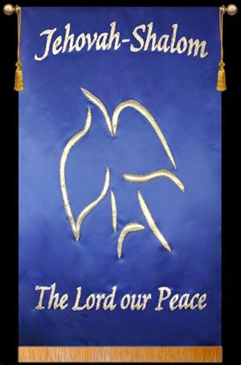 Jehovah Shalom - The Lord our Peace - Christian Banners for Praise and Worship