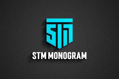 STM Monogram Logo Design Template Graphic by Ahmad Designs · Creative Fabrica