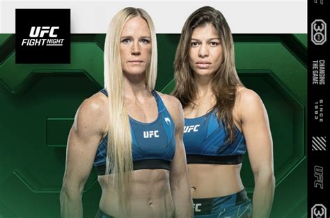 UFC Fight Night Live Stream – How to watch Holm vs Bueno Silva live