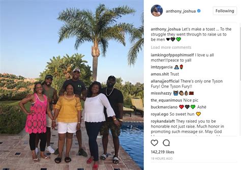 Anthony Joshua pays tribute to his mother in sweet Instagram post