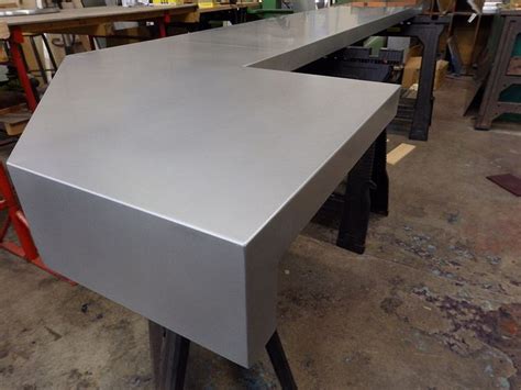 97 - Natural Zinc Bar Top | Zinc bar top, Zinc table top, Bar top