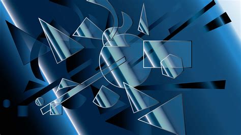 Blue Geometry 4K 8K HD Abstract Wallpapers | HD Wallpapers | ID #43916