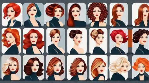 Premium AI Image | Stunning Hair Color Transformations