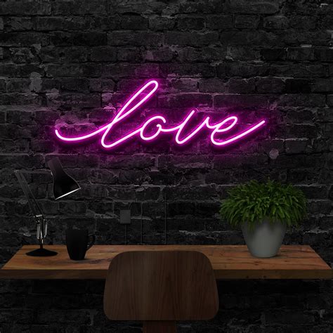 "Love" Neon Sign – Neon Icons