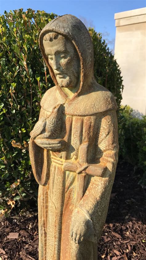 St Francis of Assisi Garden Statue | Etsy | Statue, Garden statues, Assisi