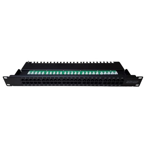 AMP669 Integrated patch panel 50 ports for rack of 19 inch 1U for UTP CAT3