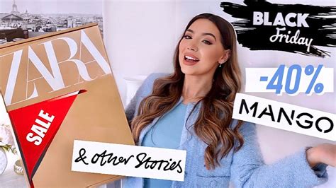 Huge Black Friday Haul- My Best SALE Finds from ZARA, MANGO, & Other Stories | Winter Try On ...