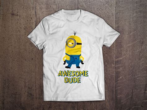 3 Despicable Me Vector Minion T-Shirt Designs In (.ai, .eps)